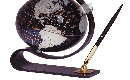 detail 2 of Executive Pen and Globe
