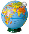 9 Inch First Globe, Clearview Base - Packaging Unit = 12 pcs.