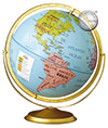16 Inch Starter Globe, Swing Meridian Mtg.