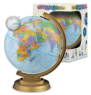preview one of World Scholar - Model 50505 (Blue Ocean, Raised-Relief) - Packaging Unit = 4 pcs.