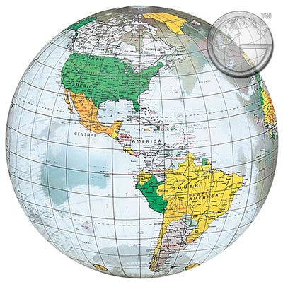 preview one of Inflate-A-Globes (Clear Political Globe)