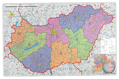 preview one of Postcode map Hungary