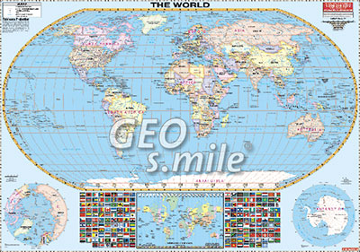 preview one of World Large Scale Wall Map (UM)