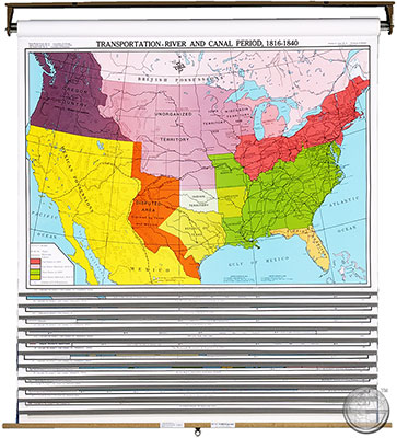 preview one of United States History (Multi-roller) - History Map Sets