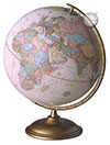 Marshall Globe, antique, raised relief