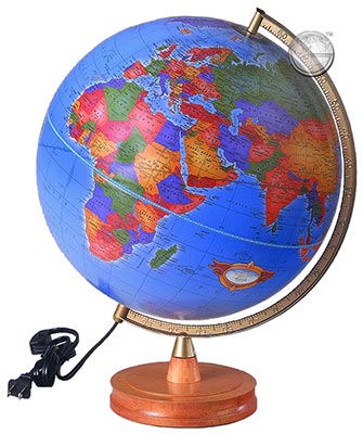 preview one of Newberry Globe, illuminated