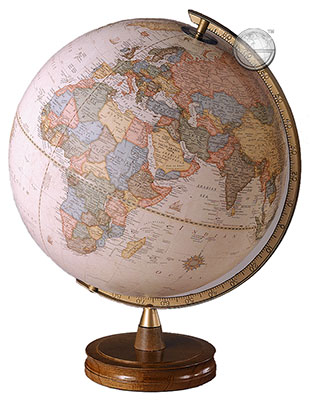 preview one of Newport Globe, antique, raised relief