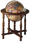 Springfield Globe, antique, illuminated