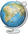 COLUMBUS DUORAMA Illuminated Relief Globe Model 244083