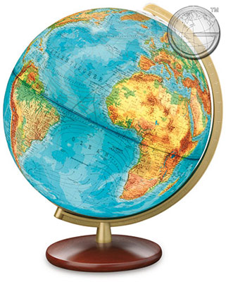 preview one of NEW: COLUMBUS DUPLEX Illuminated Globe Model 403052