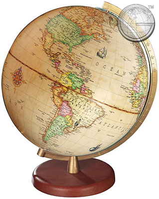 preview one of NEW: COLUMBUS RENAISSANCE Illuminated Globe Model 602614