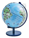 Illuminated Globe with 263 Animals
