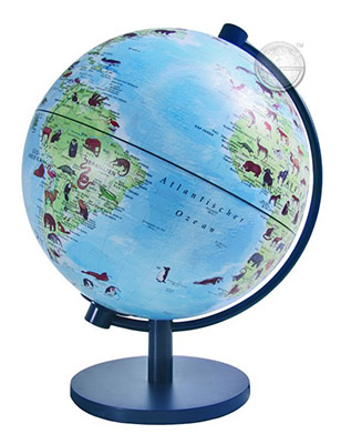 preview one of Illuminated Globe with 263 Animals