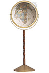 Lawson Globe, antique, raised relief