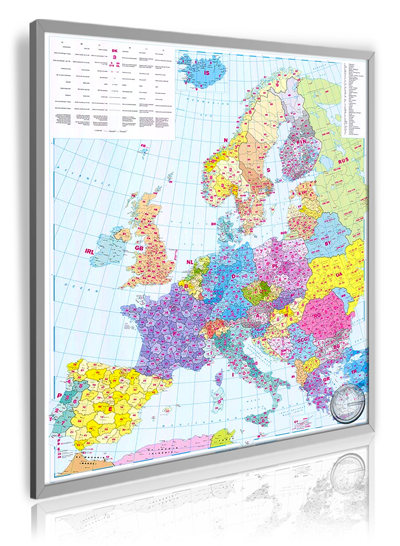 preview one of Zipcode map Europe